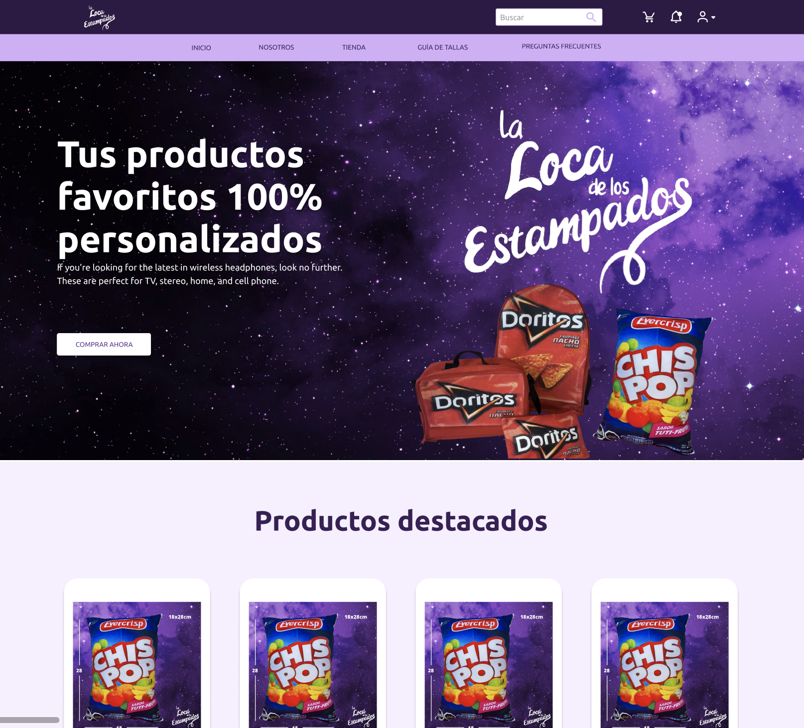 La loca de los estampados, apoyando grandes ideas.